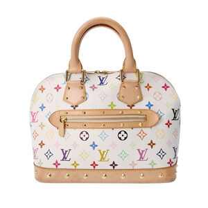 Louis Vuitton Monogram Alma Bron White Multicolore Multicolor Handbag